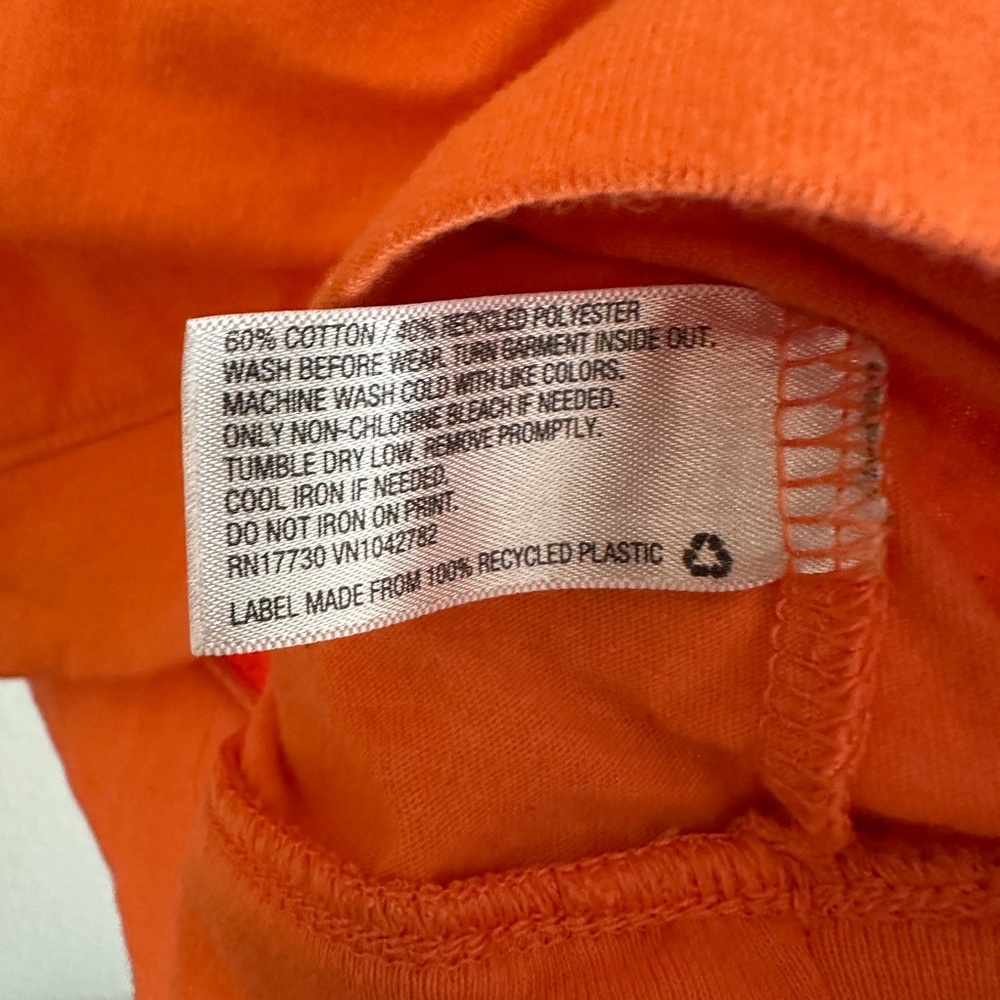 Cat & Jack Orange 'Boo!' Halloween Long Sleeve Tee - Picture 4 of 4